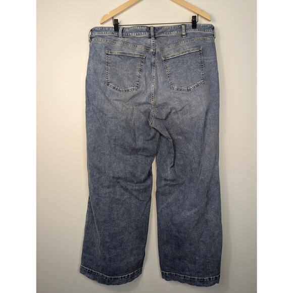 Torrid Vintage Stretch High Rise Wide Leg Jean In Slow Motion Wash - Picture 5 of 8